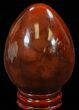 Deep Red Carnelian Agate Egg #41188-1